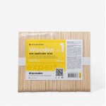 Spatule din lemn MEDII Standard pentru epilat 100 buc, Staleks, 150x17 mm, cod DSW-10